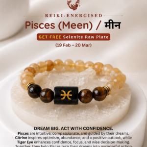 Energized PISCES ♓ / Meen (मीन) Rashi - (Feb 19 - Mar 20) Bracelet
