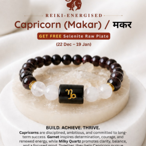 Energized CAPRICORN ♑ / Makar (मकर) Rashi - (Dec 22 - Jan 19) Bracelet