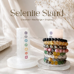 Natural Selenite Charging Stand