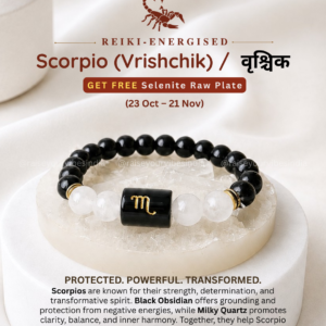 Energized SCORPIO ♏ / (वृश्चिक) Vrishchik Rashi (Oct 23 - Nov 21) Bracelet