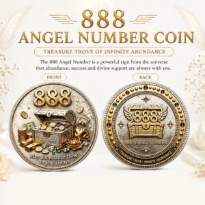 888 Angel Number Coin (Front - Back)