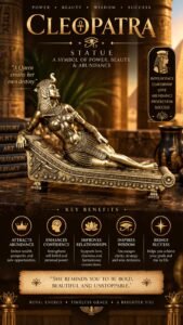 Cleopatra - Poly Resin - 8inch Width