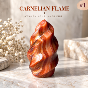 Reiki Energized Carnelian Flame - Awaken The Inner Fire