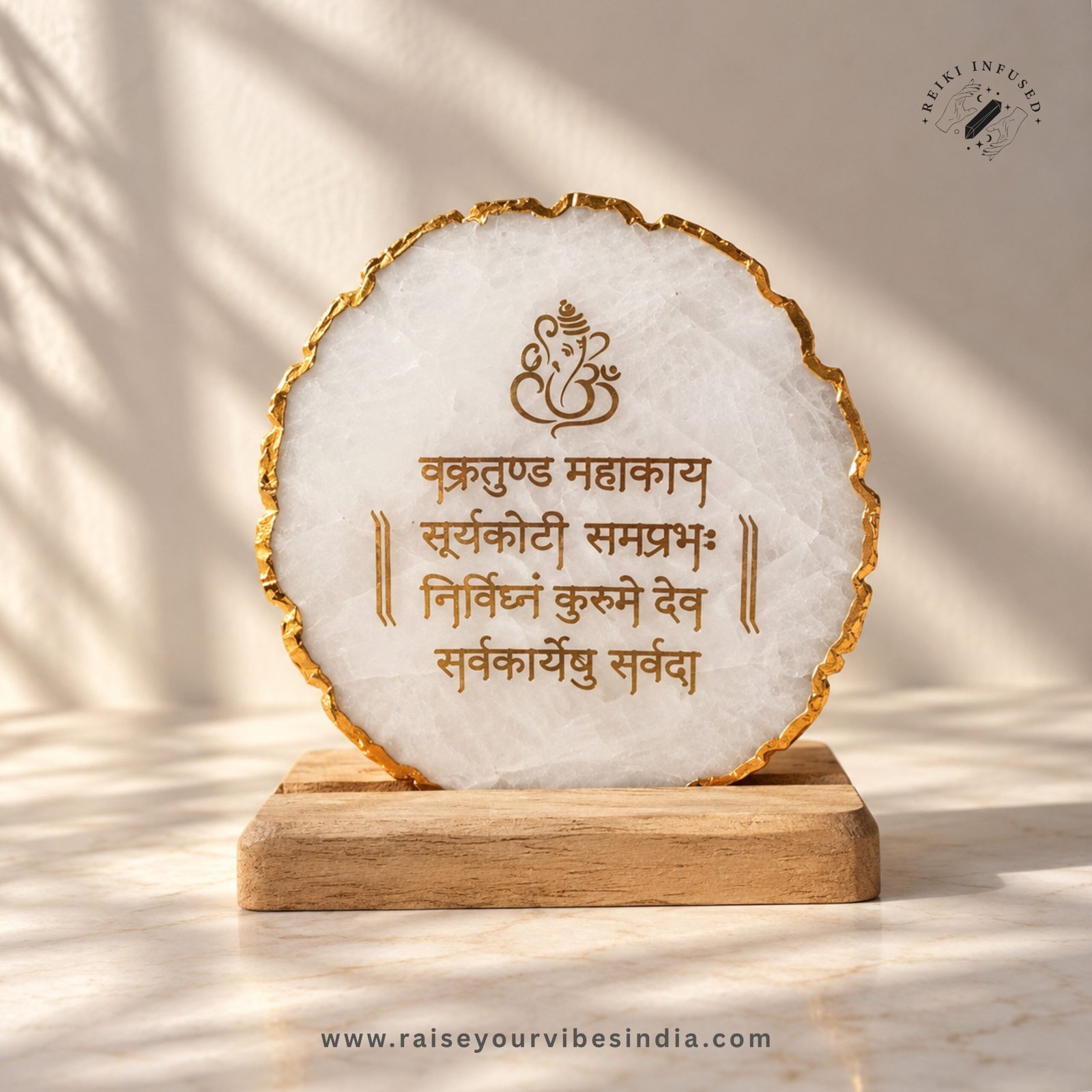 FOR EVERY NEW BEGINNING – QUARTZ Ganesha MANTRA