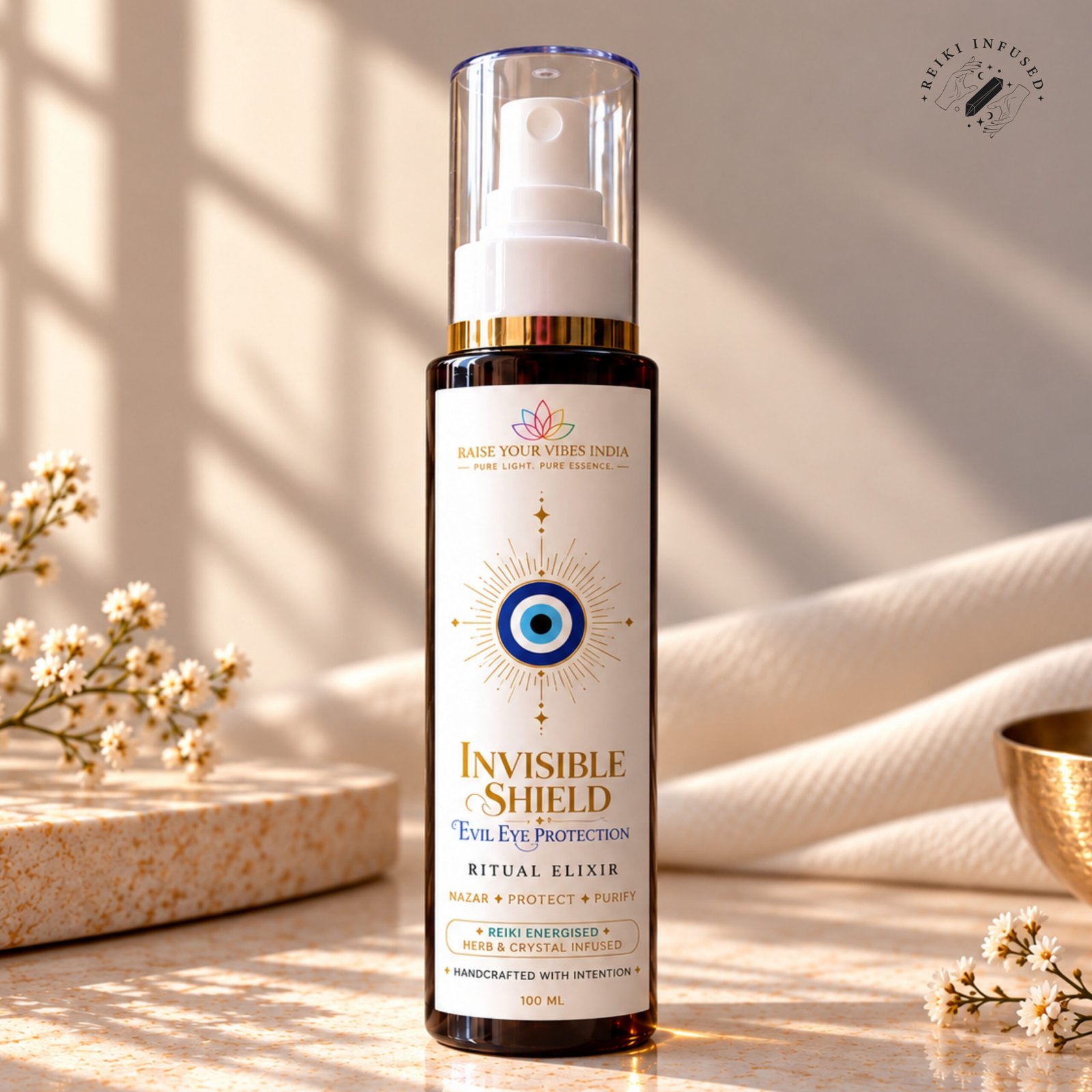 Invisible Shield — Evil Eye Protection Ritual Elixir